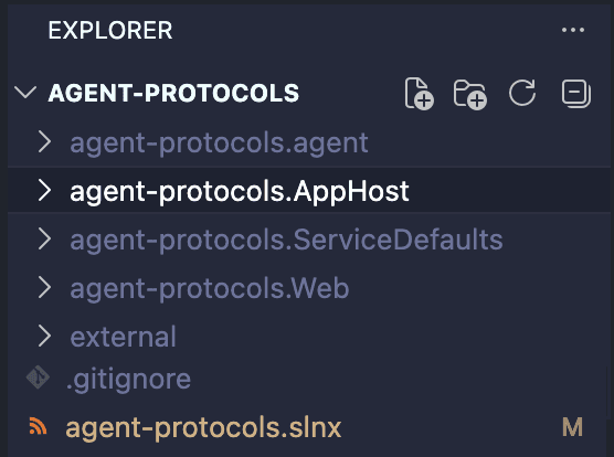 Solution structure for the Agent Protocol Workbench demo application