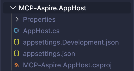 AppHost project structure