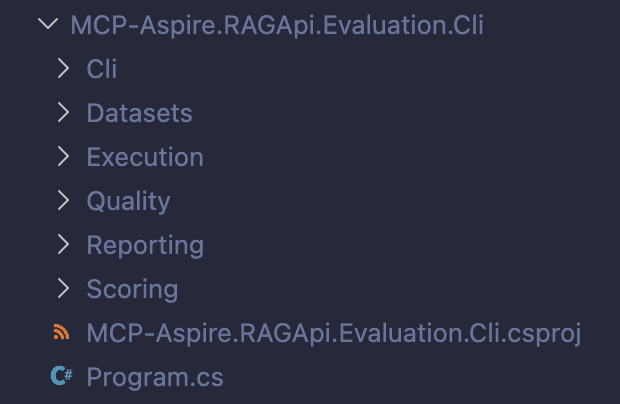 Evaluation CLI project structure